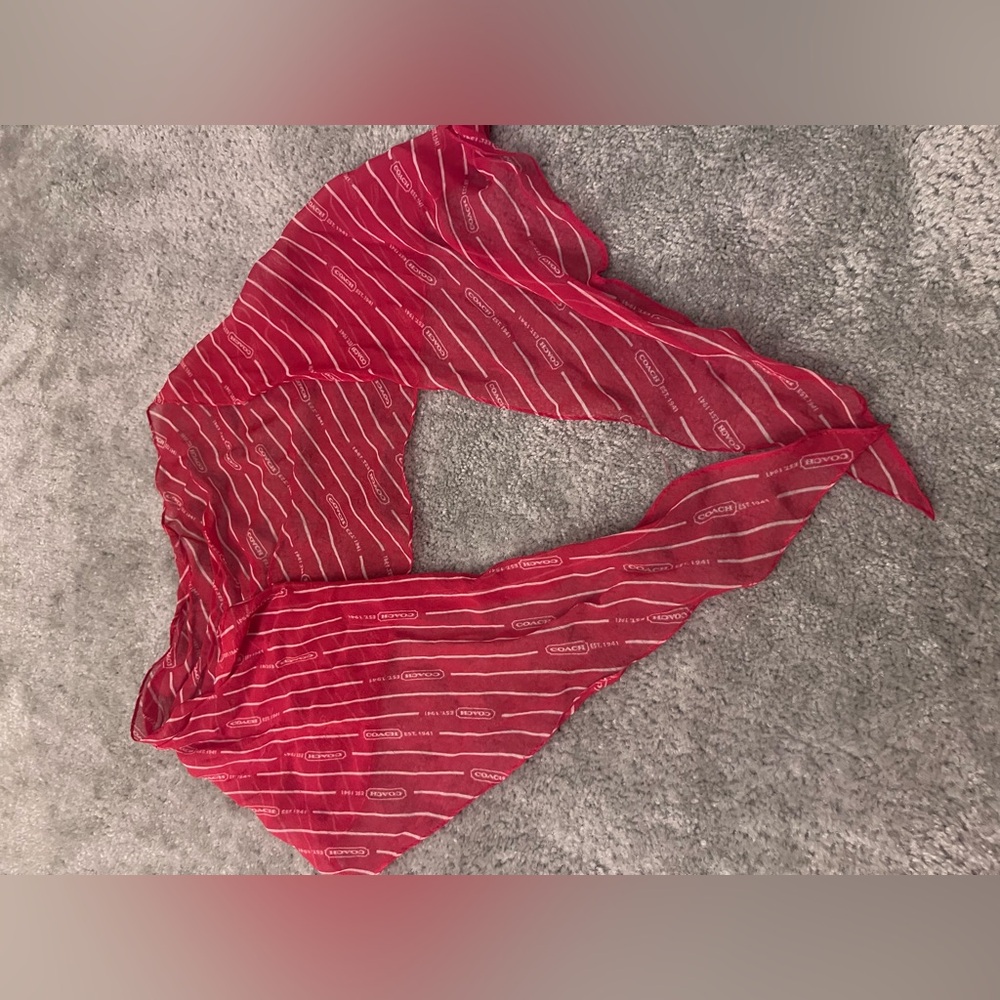 Coach scarf - Picture 4 of 4